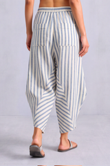 Seersucker Cotton Tuscany Trouser