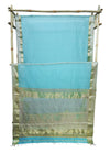 Maheshwari Cotton Silk Saree with Silk Check Border