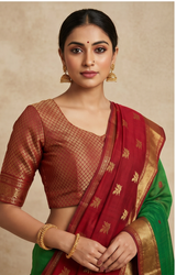 Maheshwari Cotton Silk Saree