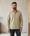 Men'sDindoriCotton Khadi Double Pocket Regular Fit Shirt