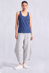 Seersucker Cotton Tuscany Trouser
